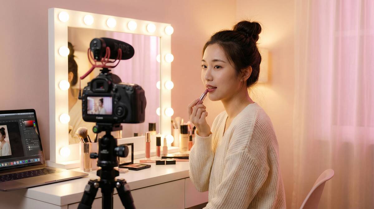 17c一起草美妆视频教程